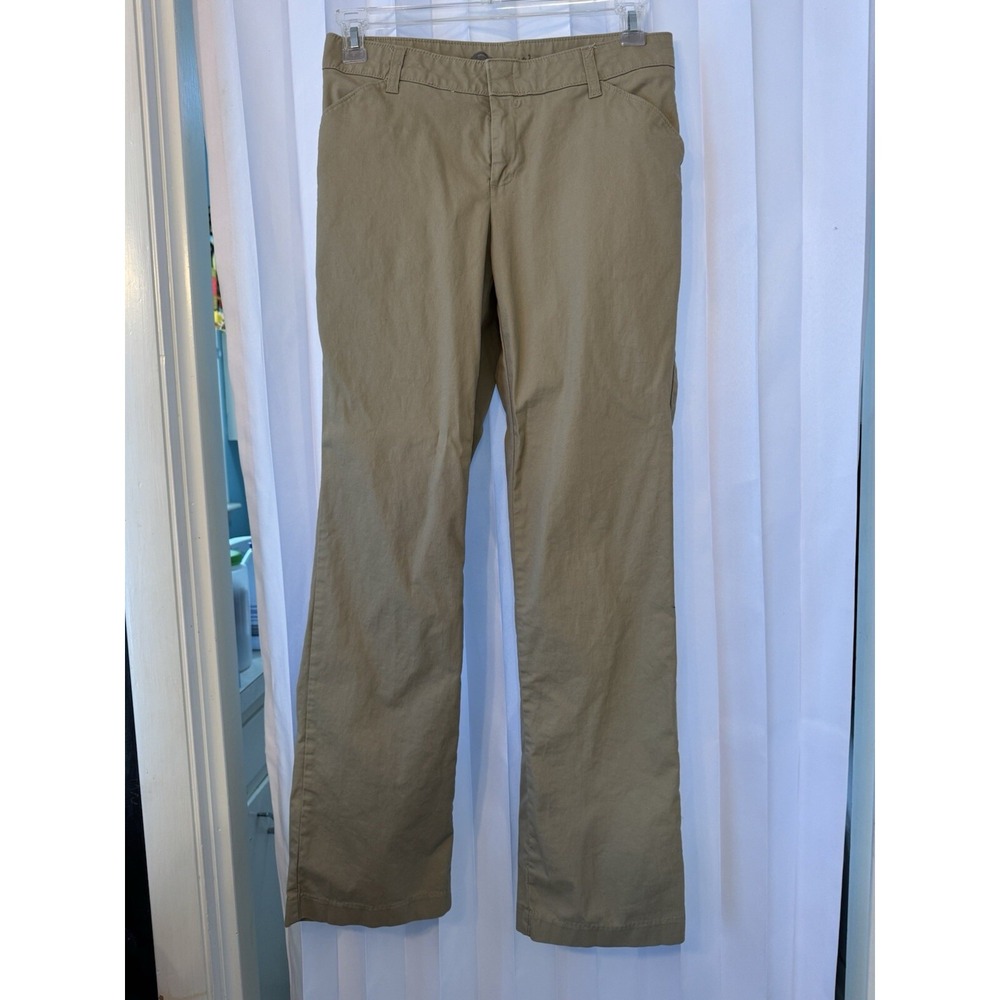 Dickies Crafted For Women Relaxed Fit Khaki Work Pants Women's Size 8